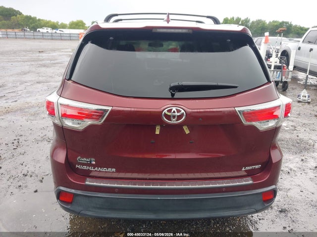 Aukcja sprzedaży 2016 Toyota Highlander Limited V6, vin: 5TDYKRFH2GS134238, numer aukcji: 45033124