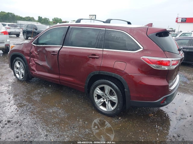 Aukcja sprzedaży 2016 Toyota Highlander Limited V6, vin: 5TDYKRFH2GS134238, numer aukcji: 45033124