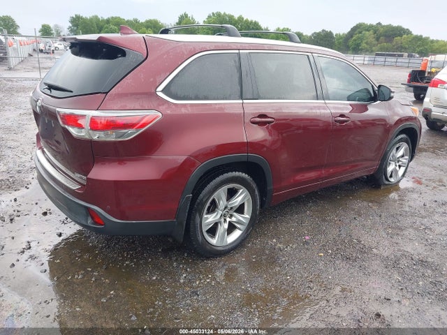 Aukcja sprzedaży 2016 Toyota Highlander Limited V6, vin: 5TDYKRFH2GS134238, numer aukcji: 45033124