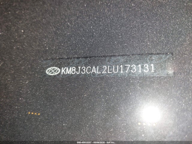 Продаж на аукціоні авто 2020 Hyundai Tucson Sel, vin: KM8J3CAL2LU173131, номер лоту: 45033207
