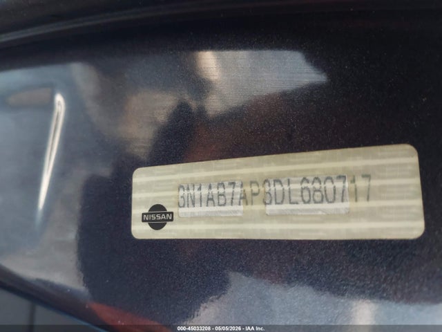 45033208 :رقم المزاد ، 3N1AB7AP3DL680717 vin ، 2013 Nissan Sentra Sv مزاد بيع