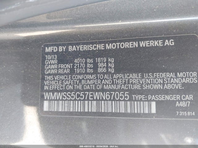 Mini Paceman Cooper S 2014 WMWSS5C57EWN67055 Image 9