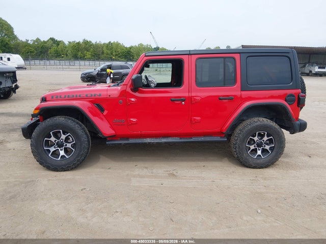 2022 Jeep Wrangler Unlimited Rubicon 4x4 მანქანა იყიდება აუქციონზე, vin: 1C4HJXFN3NW272557, აუქციონის ნომერი: 45033335