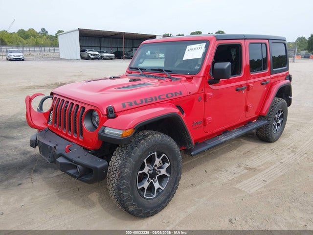 2022 Jeep Wrangler Unlimited Rubicon 4x4 მანქანა იყიდება აუქციონზე, vin: 1C4HJXFN3NW272557, აუქციონის ნომერი: 45033335