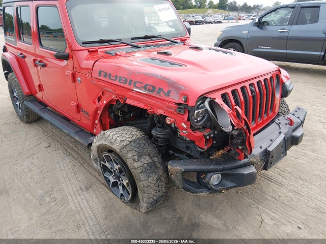 2022 Jeep Wrangler Unlimited Rubicon 4x4 მანქანა იყიდება აუქციონზე, vin: 1C4HJXFN3NW272557, აუქციონის ნომერი: 45033335