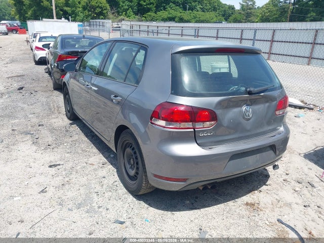 2010 Volkswagen Golf 4-door მანქანა იყიდება აუქციონზე, vin: WVWDA7AJ4AW241993, აუქციონის ნომერი: 45033345
