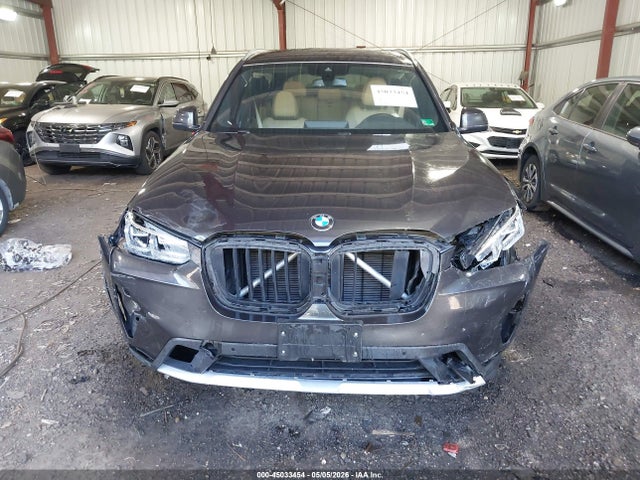 2022 Bmw X3 Sdrive30i მანქანა იყიდება აუქციონზე, vin: 5UX43DP09N9M83544, აუქციონის ნომერი: 45033454