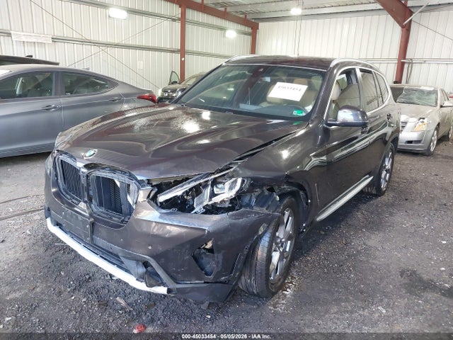 2022 Bmw X3 Sdrive30i მანქანა იყიდება აუქციონზე, vin: 5UX43DP09N9M83544, აუქციონის ნომერი: 45033454