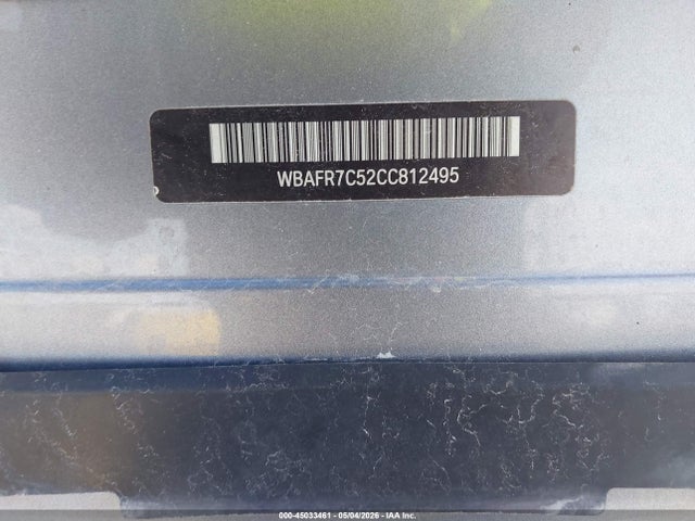 Продажа на аукционе авто 2012 Bmw 535i, vin: WBAFR7C52CC812495, номер лота: 45033461