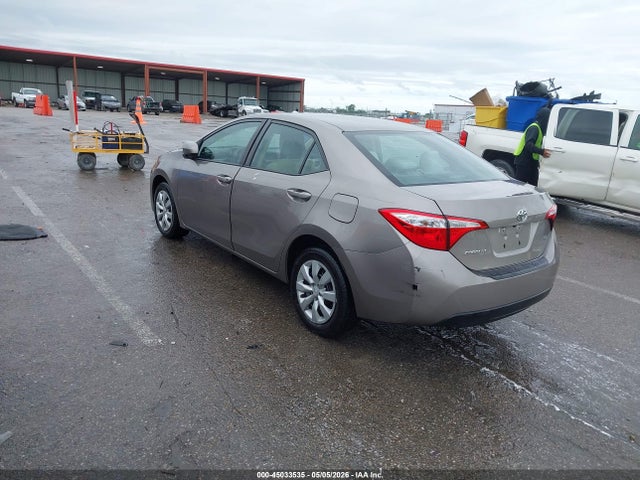 Продажа на аукционе авто 2016 Toyota Corolla Le, vin: 2T1BURHE9GC657073, номер лота: 45033535