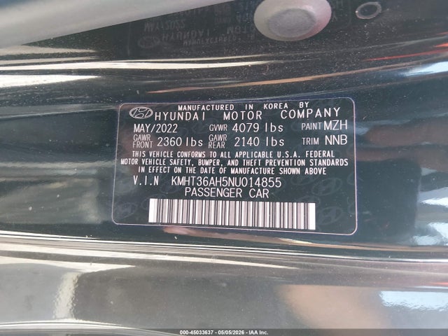 Hyundai VELOSTER N 2022 KMHT36AH5NU014855 Image 9
