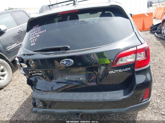 45033648 :رقم المزاد ، 4S4BSBNC6G3352697 vin ، 2016 Subaru Outback 2.5i Limited مزاد بيع