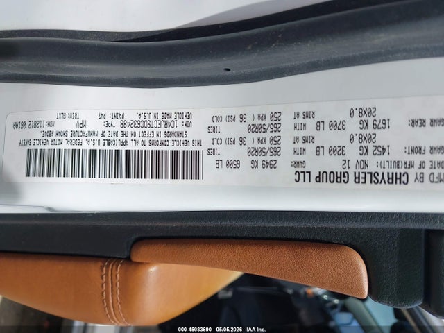 Aukcja sprzedaży 2013 Jeep Grand Cherokee Overland, vin: 1C4RJECT9DC632488, numer aukcji: 45033690