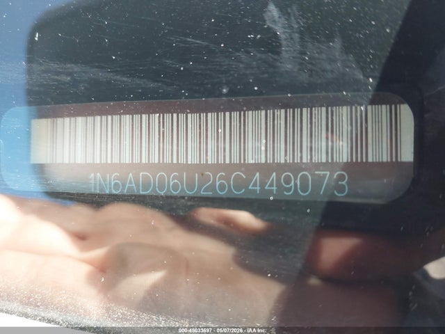 Продаж на аукціоні авто 2006 Nissan Frontier Se, vin: 1N6AD06U26C449073, номер лоту: 45033697