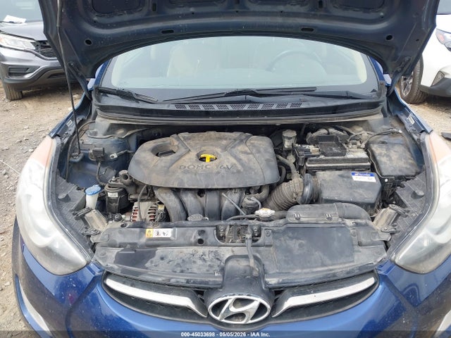 2013 Hyundai Elantra Limited მანქანა იყიდება აუქციონზე, vin: KMHDH4AE4DU662198, აუქციონის ნომერი: 45033698