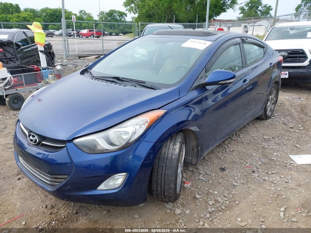 2013 Hyundai Elantra Limited მანქანა იყიდება აუქციონზე, vin: KMHDH4AE4DU662198, აუქციონის ნომერი: 45033698
