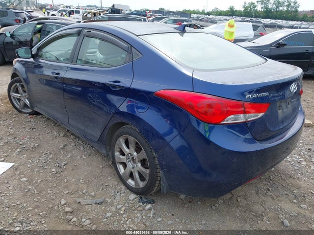 2013 Hyundai Elantra Limited მანქანა იყიდება აუქციონზე, vin: KMHDH4AE4DU662198, აუქციონის ნომერი: 45033698