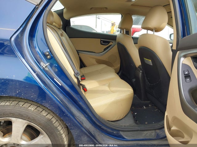 2013 Hyundai Elantra Limited მანქანა იყიდება აუქციონზე, vin: KMHDH4AE4DU662198, აუქციონის ნომერი: 45033698