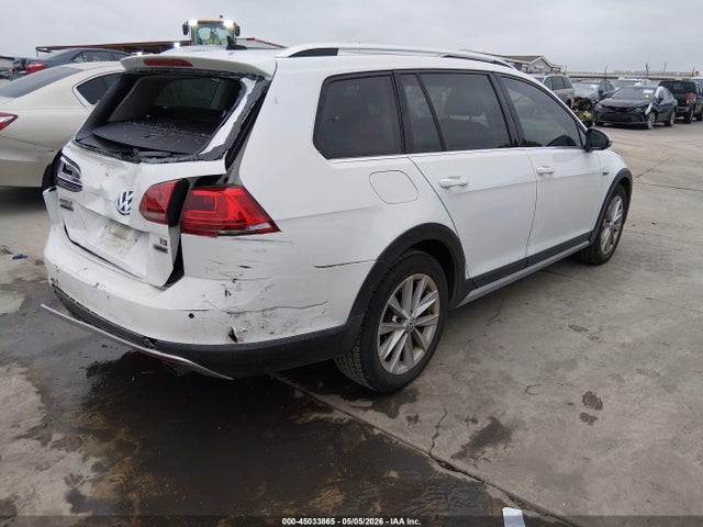 2017 Volkswagen Golf Alltrack Tsi S/tsi Se/tsi Sel მანქანა იყიდება აუქციონზე, vin: 3VWH17AU7HM541949, აუქციონის ნომერი: 45033865