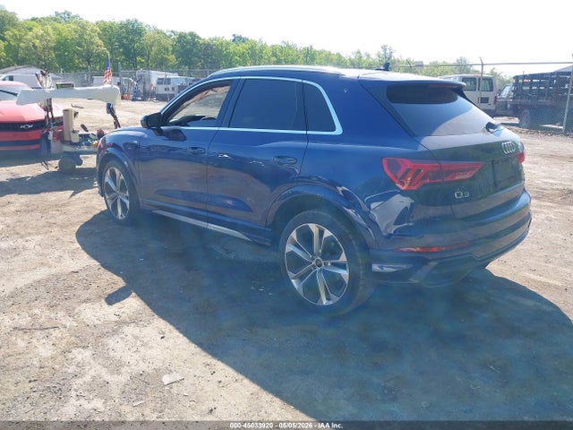 2021 Audi Q3 Premium Plus 45 Tfsi S Line Quattro Tiptronic მანქანა იყიდება აუქციონზე, vin: WA1EECF35M1123877, აუქციონის ნომერი: 45033920