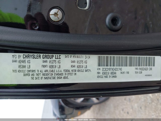 Продаж на аукціоні авто 2014 Dodge Challenger Shaker Pkg, vin: 2C3CDYBTXEH231745, номер лоту: 45033983