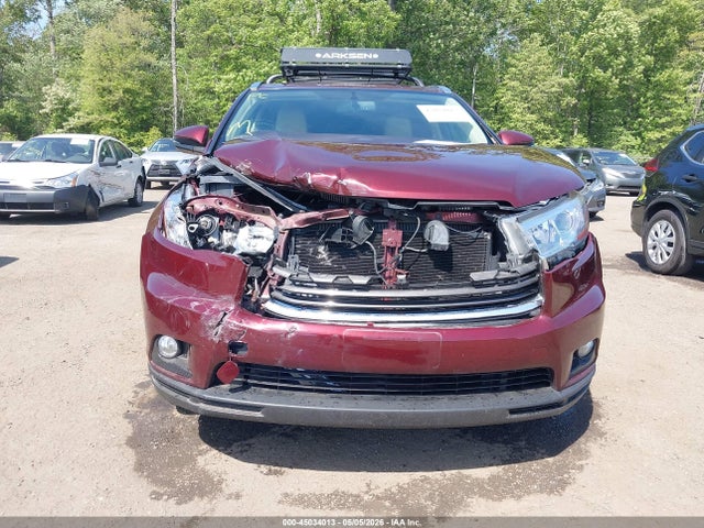 2016 Toyota Highlander Xle V6 მანქანა იყიდება აუქციონზე, vin: 5TDJKRFH3GS293383, აუქციონის ნომერი: 45034013