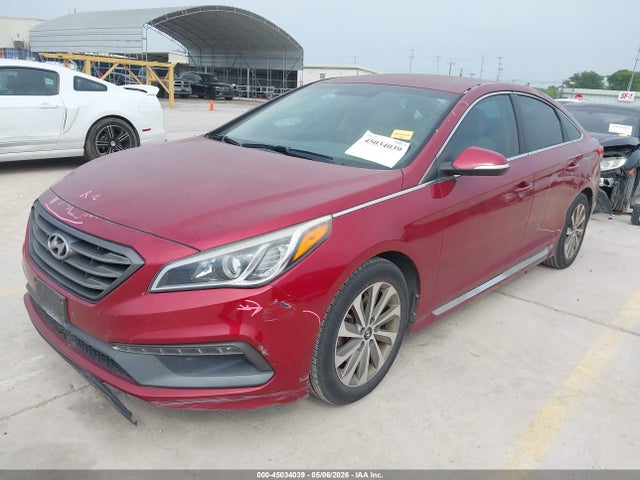 2015 Hyundai Sonata Sport მანქანა იყიდება აუქციონზე, vin: 5NPE34AF3FH021928, აუქციონის ნომერი: 45034039