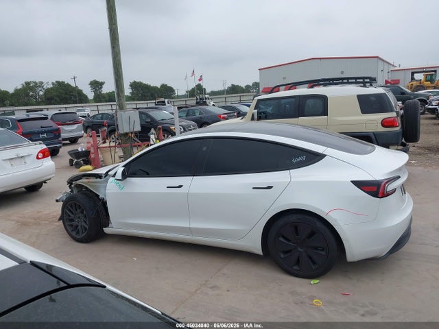 2024 Tesla Model 3 Long Range Dual Motor All-wheel Drive/rear-wheel Drive მანქანა იყიდება აუქციონზე, vin: 5YJ3E1EA3RF728786, აუქციონის ნომერი: 45034040