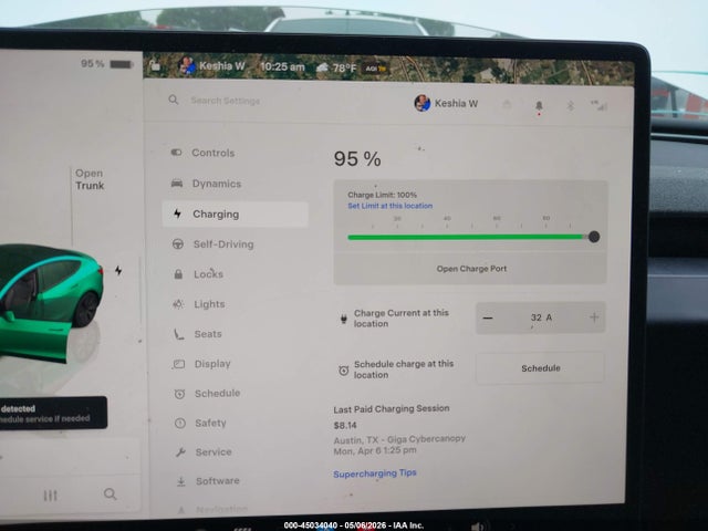 2024 Tesla Model 3 Long Range Dual Motor All-wheel Drive/rear-wheel Drive მანქანა იყიდება აუქციონზე, vin: 5YJ3E1EA3RF728786, აუქციონის ნომერი: 45034040