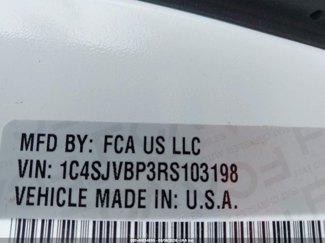 Продаж на аукціоні авто 2024 Jeep Wagoneer Series Ii Carbide 4x4, vin: 1C4SJVBP3RS103198, номер лоту: 45034095