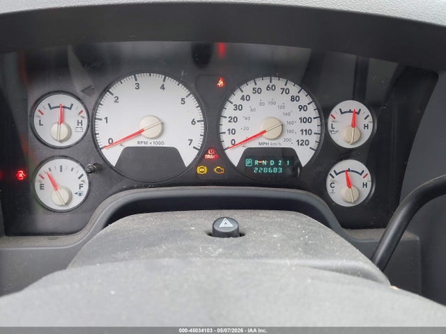 45034103 :رقم المزاد ، 3D7KS19D86G206000 vin ، 2006 Dodge Ram 1500 Slt مزاد بيع