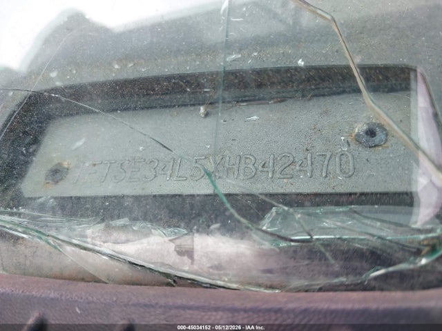 45034152 :رقم المزاد ، 1FTSE34L5XHB42470 vin ، 1999 Ford E-350 Super Duty Commercial/recreational مزاد بيع