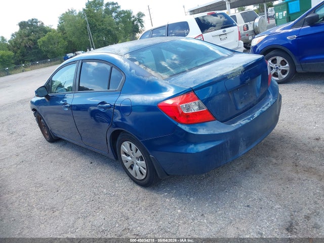 Продажа на аукционе авто 2012 Honda Civic Lx, vin: 19XFB2F50CE076803, номер лота: 45034218