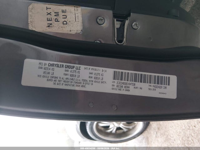 Продажа на аукционе авто 2014 Dodge Charger Se, vin: 2C3CDXBG8EH347538, номер лота: 45034258