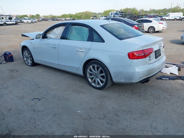 2013 Audi A4 2.0t Premium მანქანა იყიდება აუქციონზე, vin: WAUFFAFL4DN033637, აუქციონის ნომერი: 45034321
