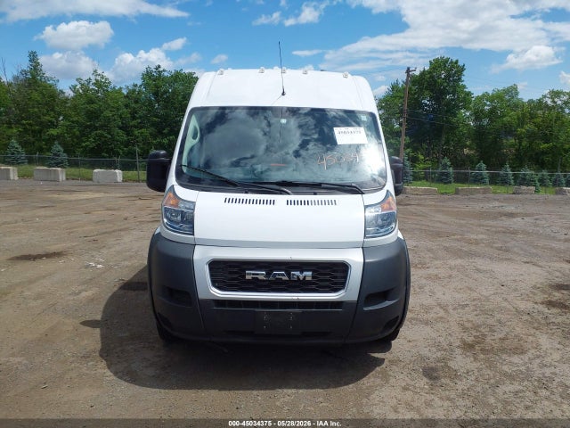Aukcja sprzedaży 2019 Ram Promaster 3500 Cargo Van High Roof 159 Wb Ext, vin: 3C6URVJG3KE561441, numer aukcji: 45034375