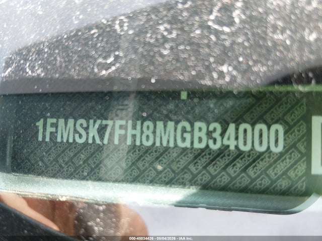 Продаж на аукціоні авто 2021 Ford Explorer Limited, vin: 1FMSK7FH8MGB34000, номер лоту: 45034426