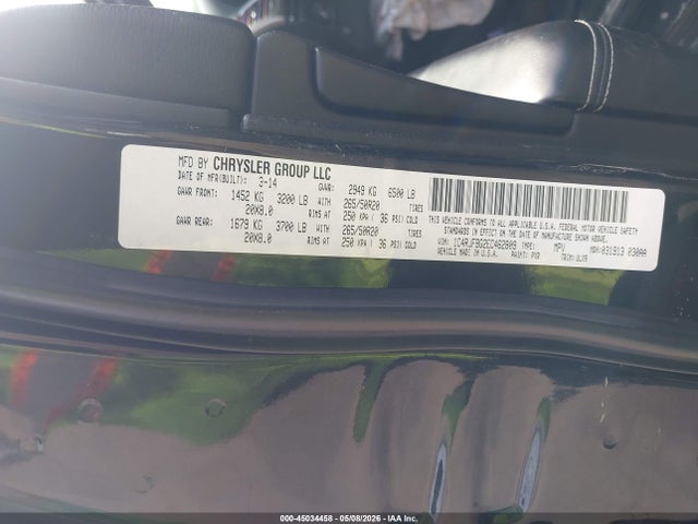 Продажа на аукционе авто 2014 Jeep Grand Cherokee Limited, vin: 1C4RJFBG2EC462809, номер лота: 45034458