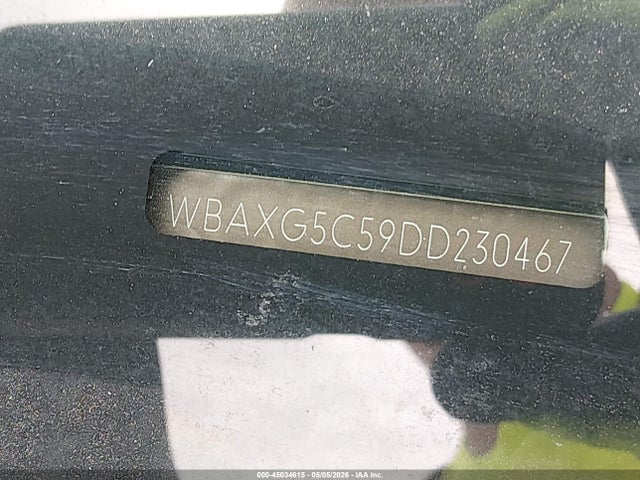 2013 Bmw 528i მანქანა იყიდება აუქციონზე, vin: WBAXG5C59DD230467, აუქციონის ნომერი: 45034615