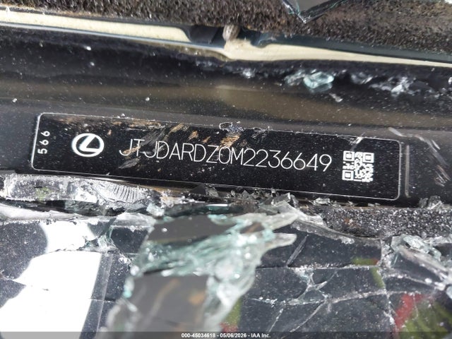 45034618 :رقم المزاد ، JTJDARDZ0M2236649 vin ، 2021 Lexus Nx 300 مزاد بيع