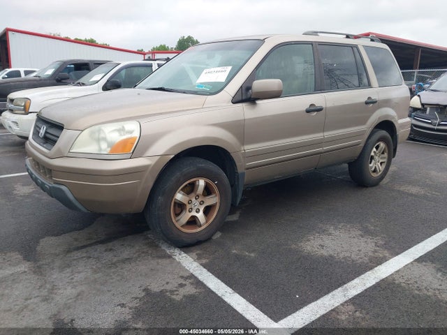 45034660 :رقم المزاد ، 2HKYF18554H518606 vin ، 2004 Honda Pilot Ex-l مزاد بيع