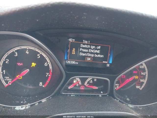 45034772 :رقم المزاد ، 1FADP3L9XFL339211 vin ، 2015 Ford Focus St مزاد بيع