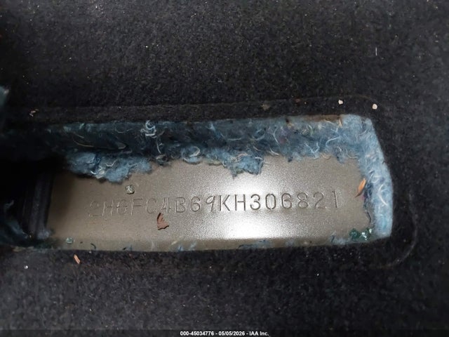 Продажа на аукционе авто 2019 Honda Civic Lx, vin: 2HGFC4B69KH306821, номер лота: 45034776