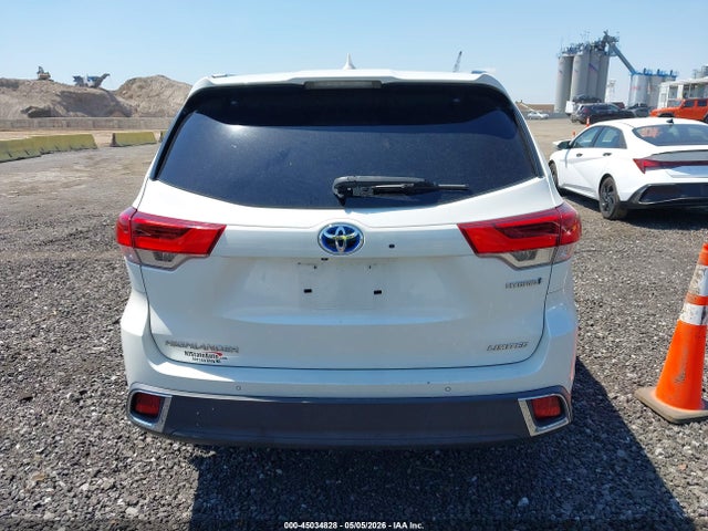 45034828 :رقم المزاد ، 5TDDGRFH4KS075945 vin ، 2019 Toyota Highlander Hybrid Limited Platinum مزاد بيع