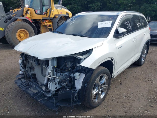 45034828 :رقم المزاد ، 5TDDGRFH4KS075945 vin ، 2019 Toyota Highlander Hybrid Limited Platinum مزاد بيع
