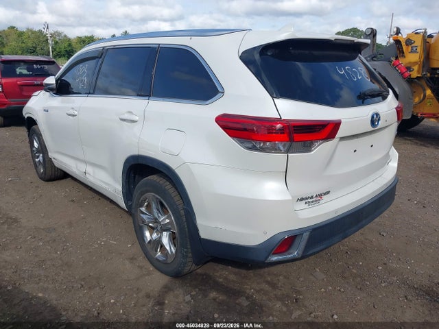 45034828 :رقم المزاد ، 5TDDGRFH4KS075945 vin ، 2019 Toyota Highlander Hybrid Limited Platinum مزاد بيع