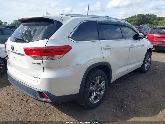 45034828 :رقم المزاد ، 5TDDGRFH4KS075945 vin ، 2019 Toyota Highlander Hybrid Limited Platinum مزاد بيع