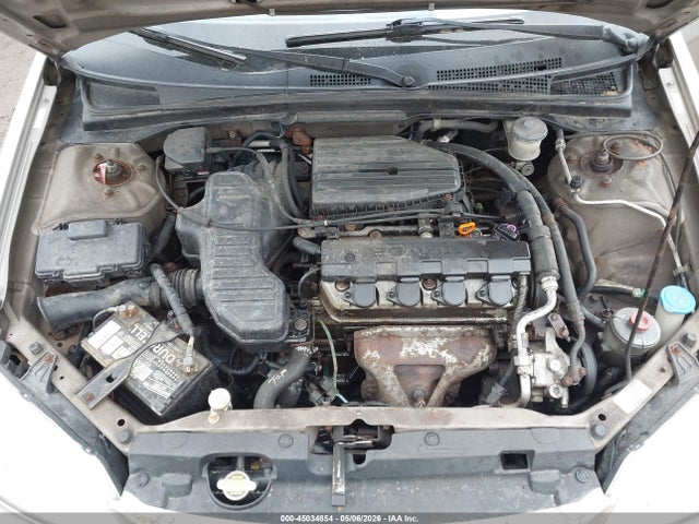 2001 Honda Civic Lx მანქანა იყიდება აუქციონზე, vin: 2HGES16551H504602, აუქციონის ნომერი: 45034854