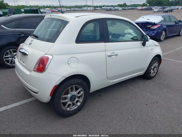 2012 Fiat 500 Pop მანქანა იყიდება აუქციონზე, vin: 3C3CFFAR1CT124897, აუქციონის ნომერი: 45035002