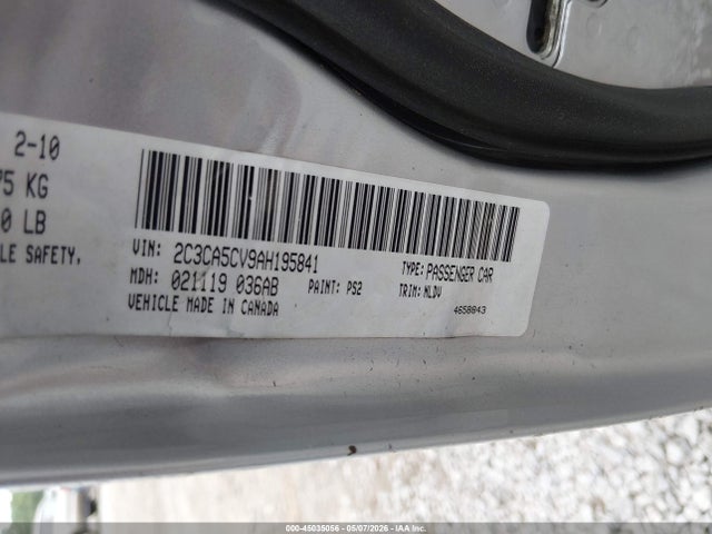 45035056 :رقم المزاد ، 2C3CA5CV9AH195841 vin ، 2010 Chrysler 300 Touring/signature Series/executive Series مزاد بيع